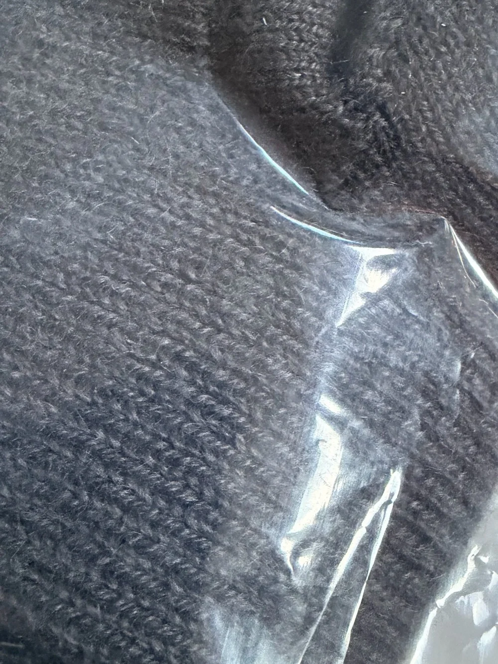 NWT 4  Johnstons of Elgin Ribbed Cashmere-Blend Socks in Charcoal Gray - Picture 7 of 7